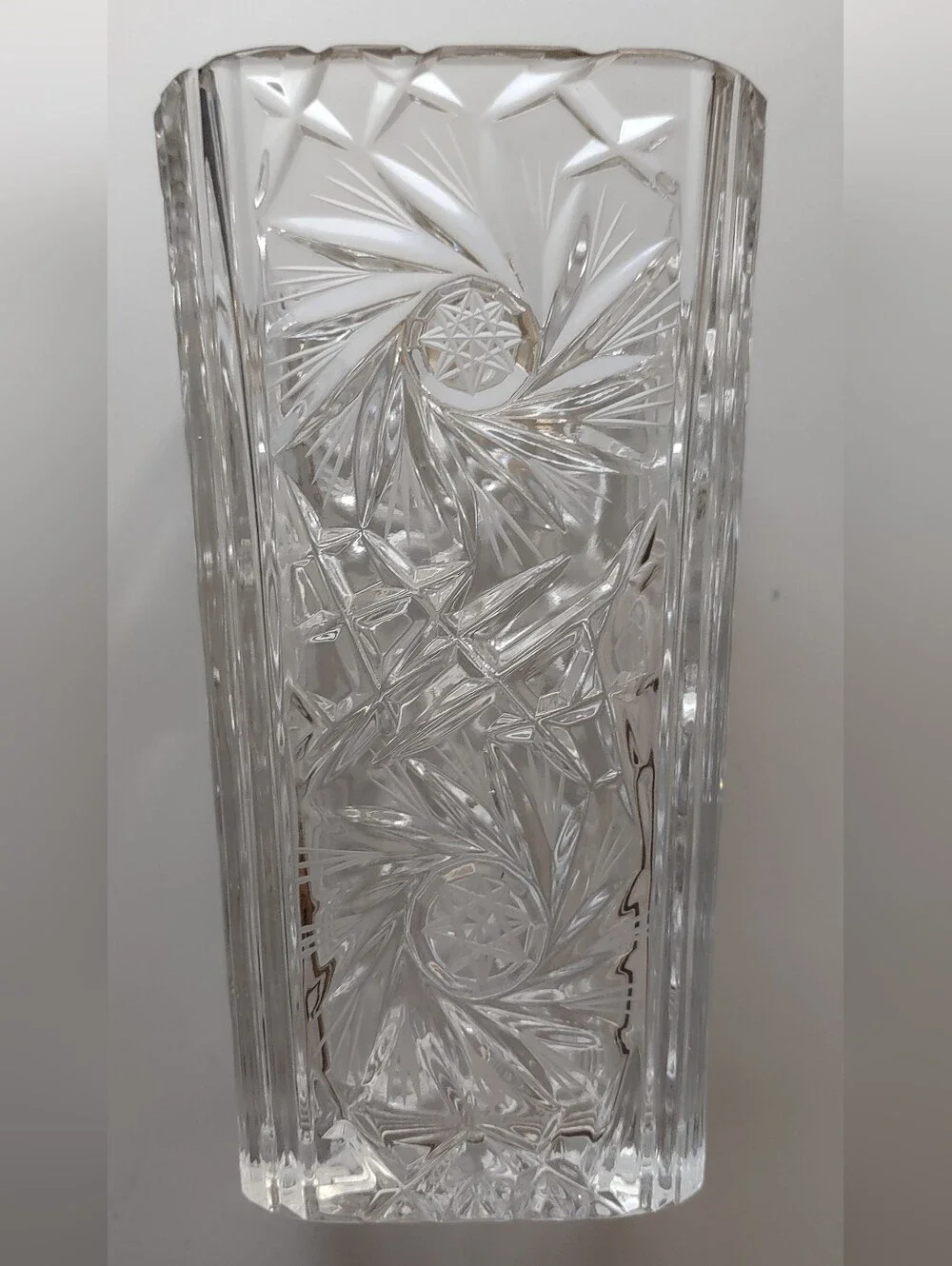 Violetta Handcut Crystal Vase